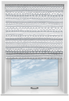 Bohemian, Ashen - Roman Blind